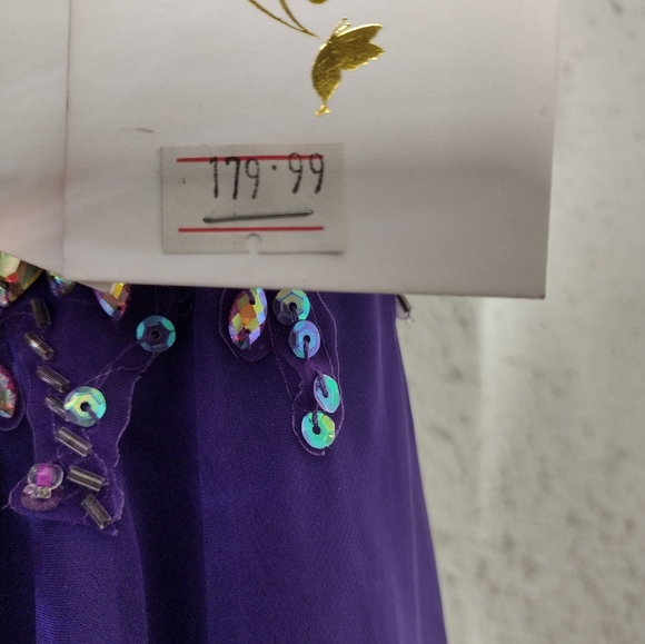 Beautiful formal  Fabuluxe purple dress - Picture 4 of 9